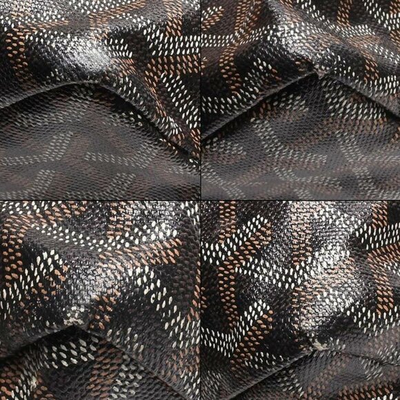 Authentic Goyard Goyardine Saint Louis PM Black Brown Shoulder Tote Bag & Pouch - Picture 15 of 16
